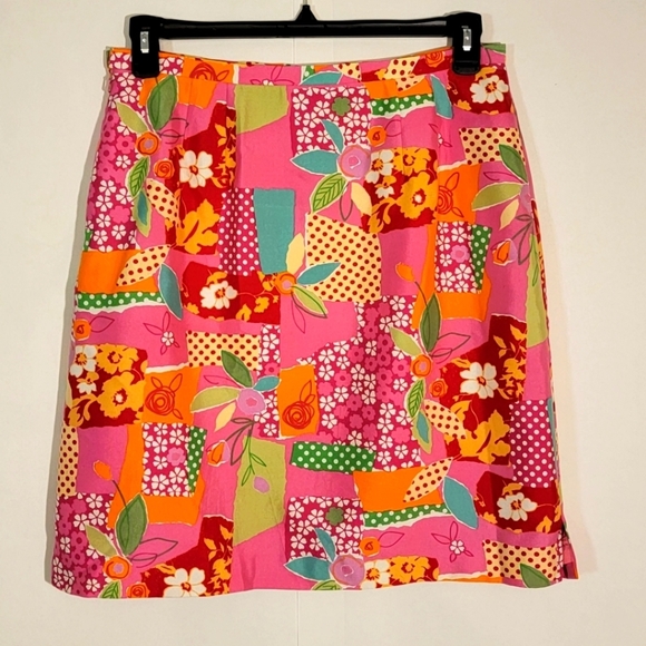 Harold's Dresses & Skirts - Harold's Womens Pink Floral Print Skirt sz 12